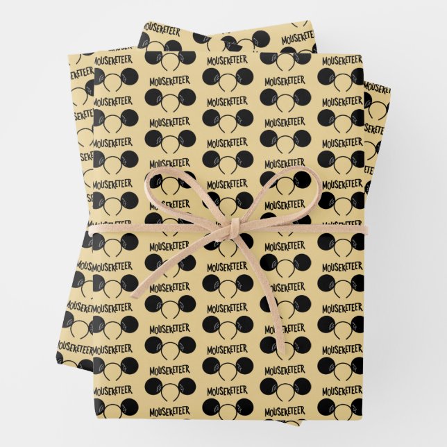 Mickey Mouse Club Ears Wrapping Paper Sheet (In situ)