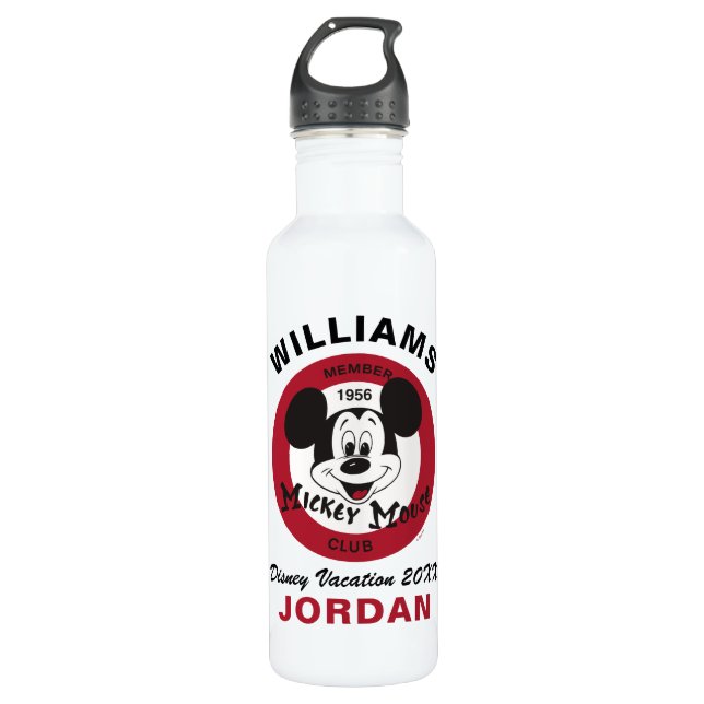 Mickey Mouse Club | Family Vacation 710 Ml Water Bottle (Front)