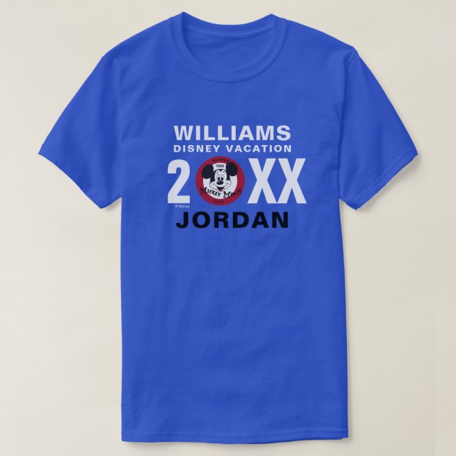Mickey Mouse Club | Family Vacation T-Shirt (Design Front)