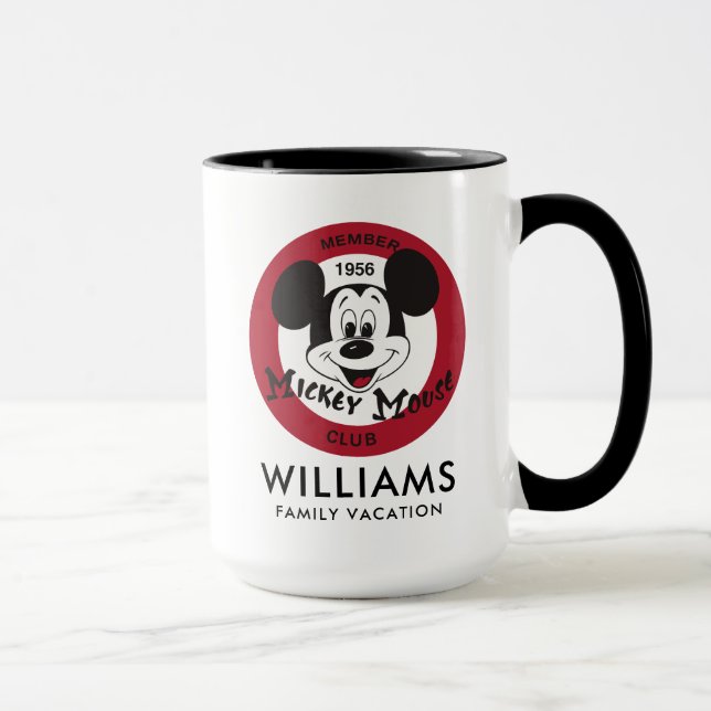 Mickey Mouse Club | Family Vacation & Year Mug (Right)