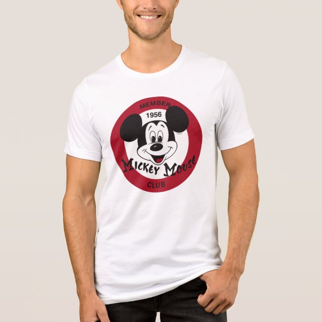 Mickey Mouse Club Logo Tri-Blend Shirt (Front)