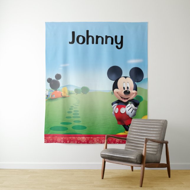 Mickey Mouse Clubhouse | Playhouse - Name Tapestry (In Situ)