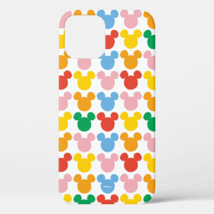 Mickey Mouse   Colourful Repeating Logo iPhone 12 Case