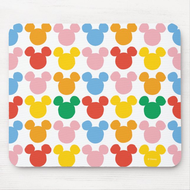 Mickey Mouse | Colourful Repeating Logo Pad (Front)