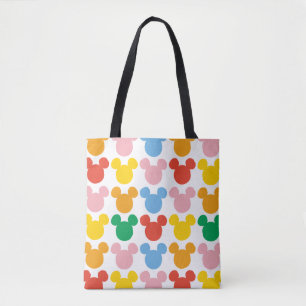 Mickey Mouse   Colourful Repeating Logo Tote Bag