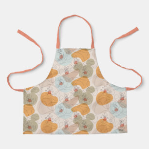 Mickey Mouse Continuous Line Pattern Apron