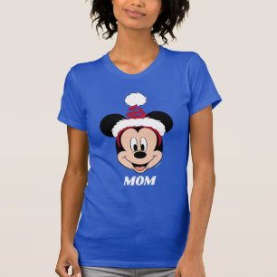 Mickey Mouse   Cute Christmas Hat T-Shirt