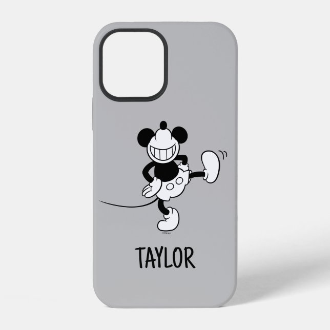 Mickey Mouse | Dancing | Add Your Name iPhone Case (Back)