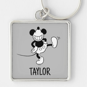 Mickey Mouse   Dancing   Add Your Name Keychain