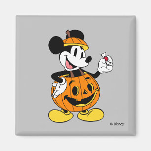Mickey Mouse Dressed as a Pumpkin Magnet