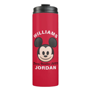 Mickey Mouse Emoji   Family Vacation Thermal Tumbler