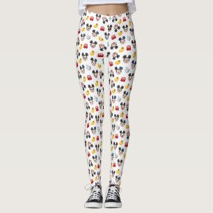 Mickey Mouse Emoji Pattern Leggings