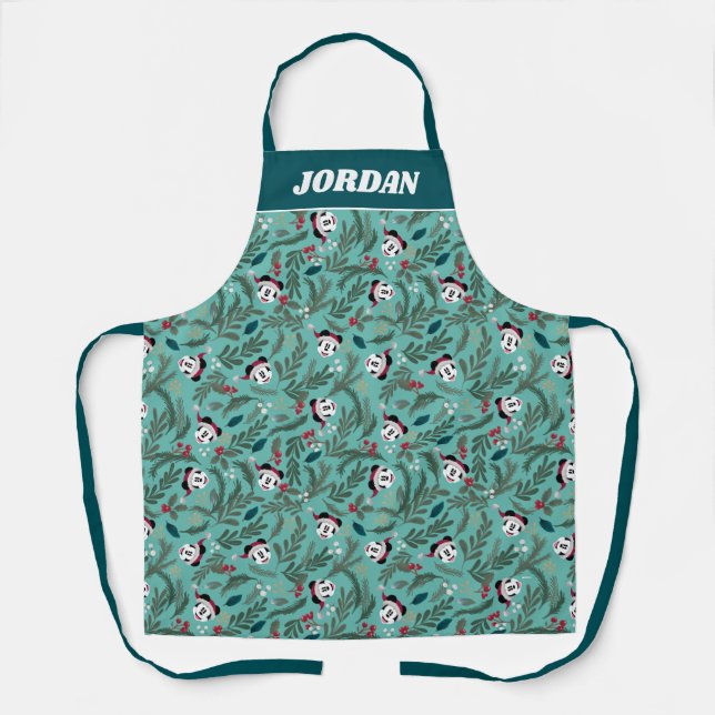 Mickey Mouse | Festive Cheer Pattern Apron (Front)