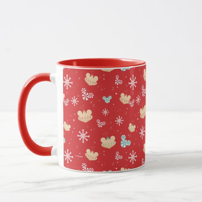 Mickey Mouse | Festive Christmas Pattern Mug (Left)