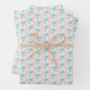 Mickey Mouse Fish Bowl Icon Wrapping Paper Sheet