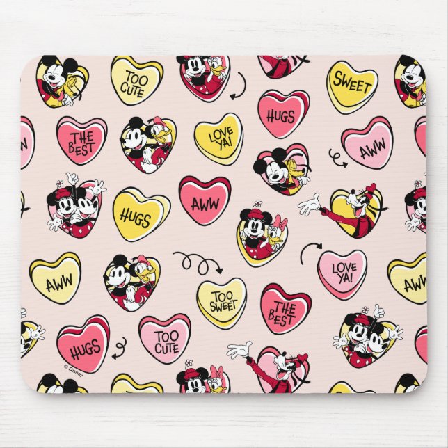 Mickey Mouse & Friends | Valentine Heart Candy Pad (Front)