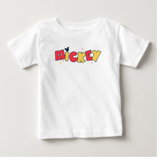 Mickey Mouse   Fun Font Mickey Baby T-Shirt