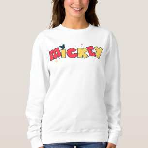 Mickey Mouse Fun Font Mickey Sweatshirt