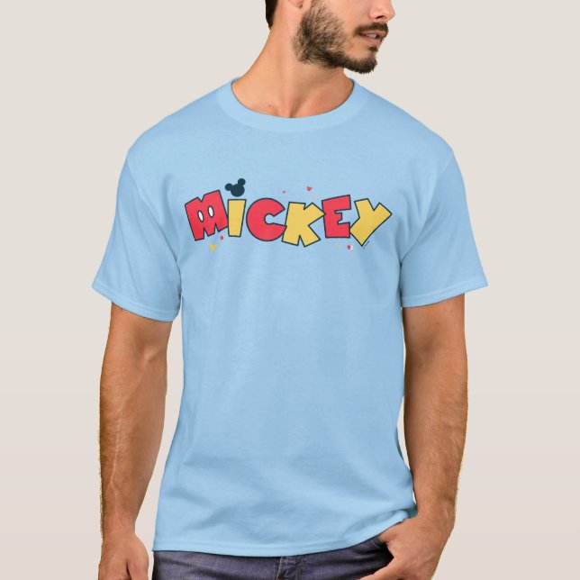 Mickey Mouse | Fun Font Mickey T-Shirt (Front)