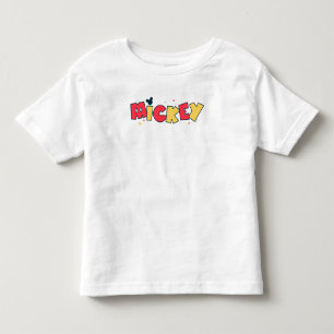 Mickey Mouse Fun Font Mickey Toddler T-shirt
