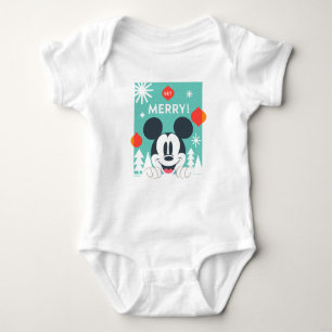 Mickey Mouse Get Merry! Baby Bodysuit