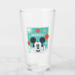 Mickey Mouse   Get Merry! Glass