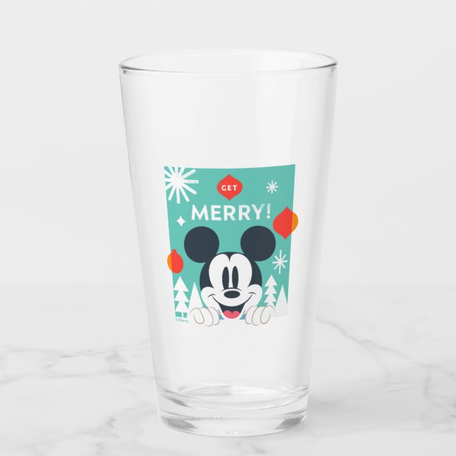 Mickey Mouse | Get Merry! Glass (Front)