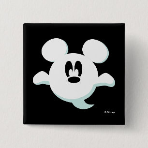 Mickey Mouse Ghost 2 Inch Square Button