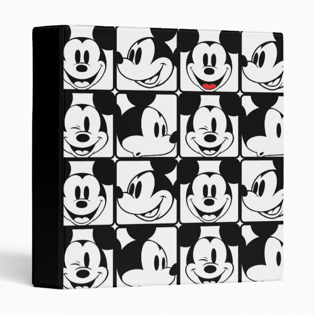 Mickey Mouse | Grid Pattern Binder (Front/Spine)