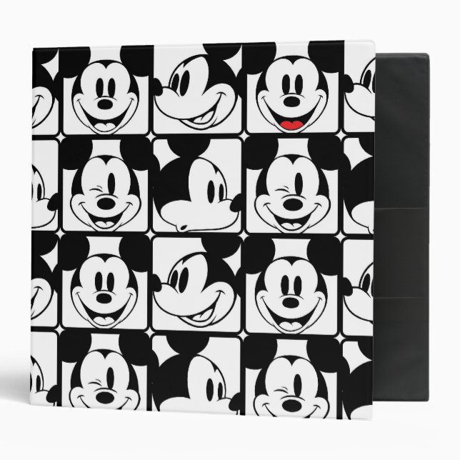 Mickey Mouse | Grid Pattern Binder (Front/Inside)
