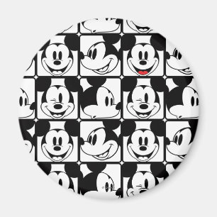 Mickey Mouse   Grid Pattern Magnet