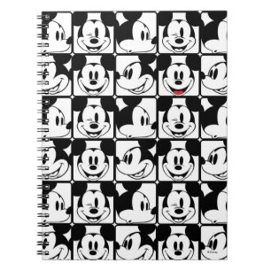 Mickey Mouse   Grid Pattern Notebook