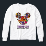 Mickey Mouse Halloween Family Vacation<br><div class="desc">Celebrate spooky season in Disney style with this fun Halloween shirt featuring a colourful Mickey Mouse head filled with cute Halloween icons. The design includes playful pumpkins, friendly ghosts, candy corn, bats, and smiling skulls surrounding the bold text “Happy Halloween.” Beneath the artwork, your family name and vacation year are...</div>