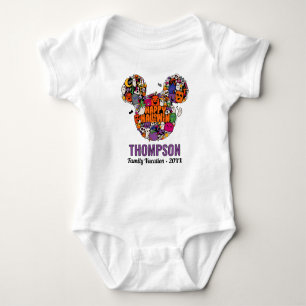 Mickey Mouse Halloween Family Vacation Baby Bodysuit