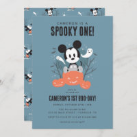 Mickey Mouse | Halloween Spooky One Birthday
