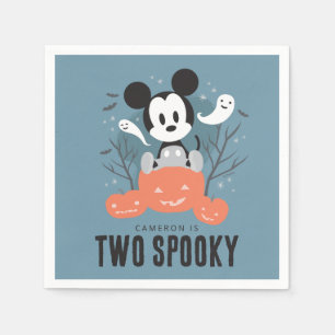 Mickey Mouse Halloween Two Spooky Birthday Napkin