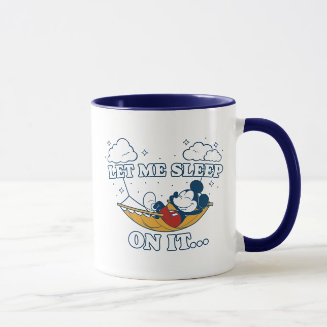 Mickey Mouse Hammock "Let Me Sleep On It…" Mug (Right)