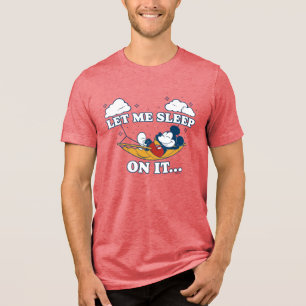 Mickey Mouse Hammock "Let Me Sleep On It…" Tri-Blend Shirt