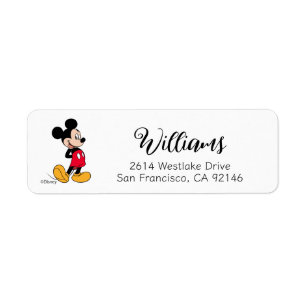 Mickey Mouse Hands Behind Back