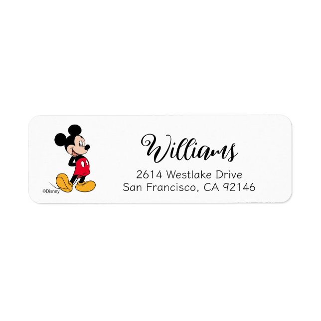 Mickey Mouse Hands Behind Back (Front)