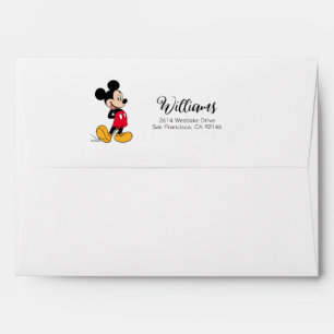Mickey Mouse Hands Behind Back Envelope
