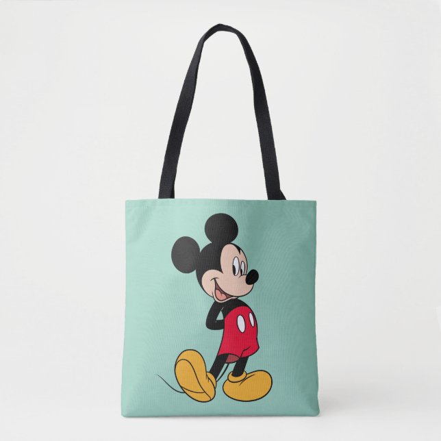 Mickey Mouse Hands Behind Back Tote Bag (Front)