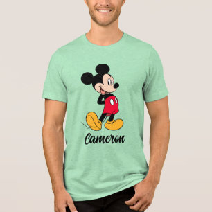 Mickey Mouse Hands Behind Back Tri-Blend Shirt