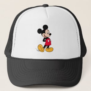 Mickey Mouse Hands Behind Back Trucker Hat