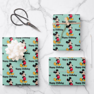 Mickey Mouse Hands Behind Back Wrapping Paper Sheet