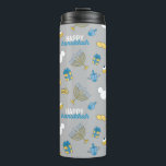 Mickey Mouse | Happy Hanukkah Pattern Thermal Tumbler<br><div class="desc">Happy Hanukkah from Mickey! This fun graphic features all your favourite Hanukkah things in a fun pattern.</div>