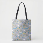 Mickey Mouse | Happy Hanukkah Pattern Tote Bag<br><div class="desc">Happy Hanukkah from Mickey! This fun graphic features all your favourite Hanukkah things in a fun pattern.</div>