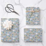Mickey Mouse | Happy Hanukkah Pattern Wrapping Paper Sheet<br><div class="desc">Happy Hanukkah from Mickey! This fun graphic features all your favourite Hanukkah things in a fun pattern.</div>