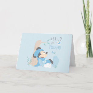Mickey Mouse - Hello My Friend Card