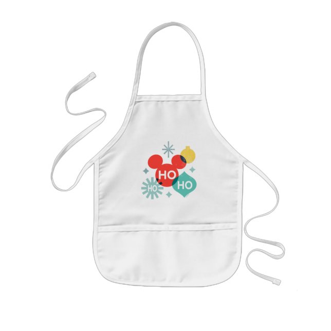 Mickey Mouse |  Ho Ho Ho Kids Apron (Front)